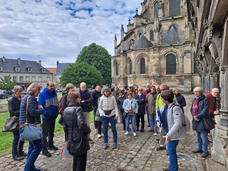 Partnerstadt Noyon in Frankreich beim Besuch 2024