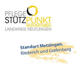 Logo des Pflegestützpunkts Landkreis Reutlingen, Standort Metzingen.